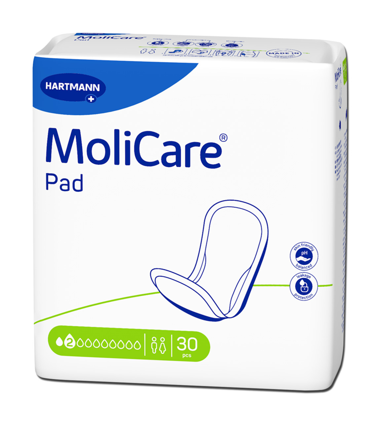 Uriinipidamatuse side MoliCare Pad, 2 tilka, 357 ml, N30