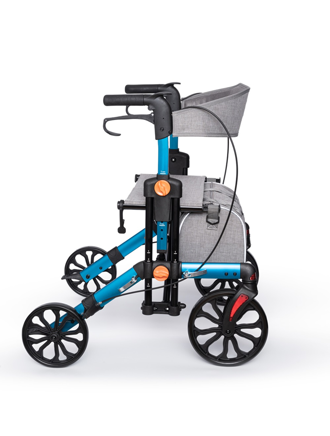 Neljarattaline rulaator kokkupandav Berlin RF-626 (reg. käetugede ja istme kõrgusega)