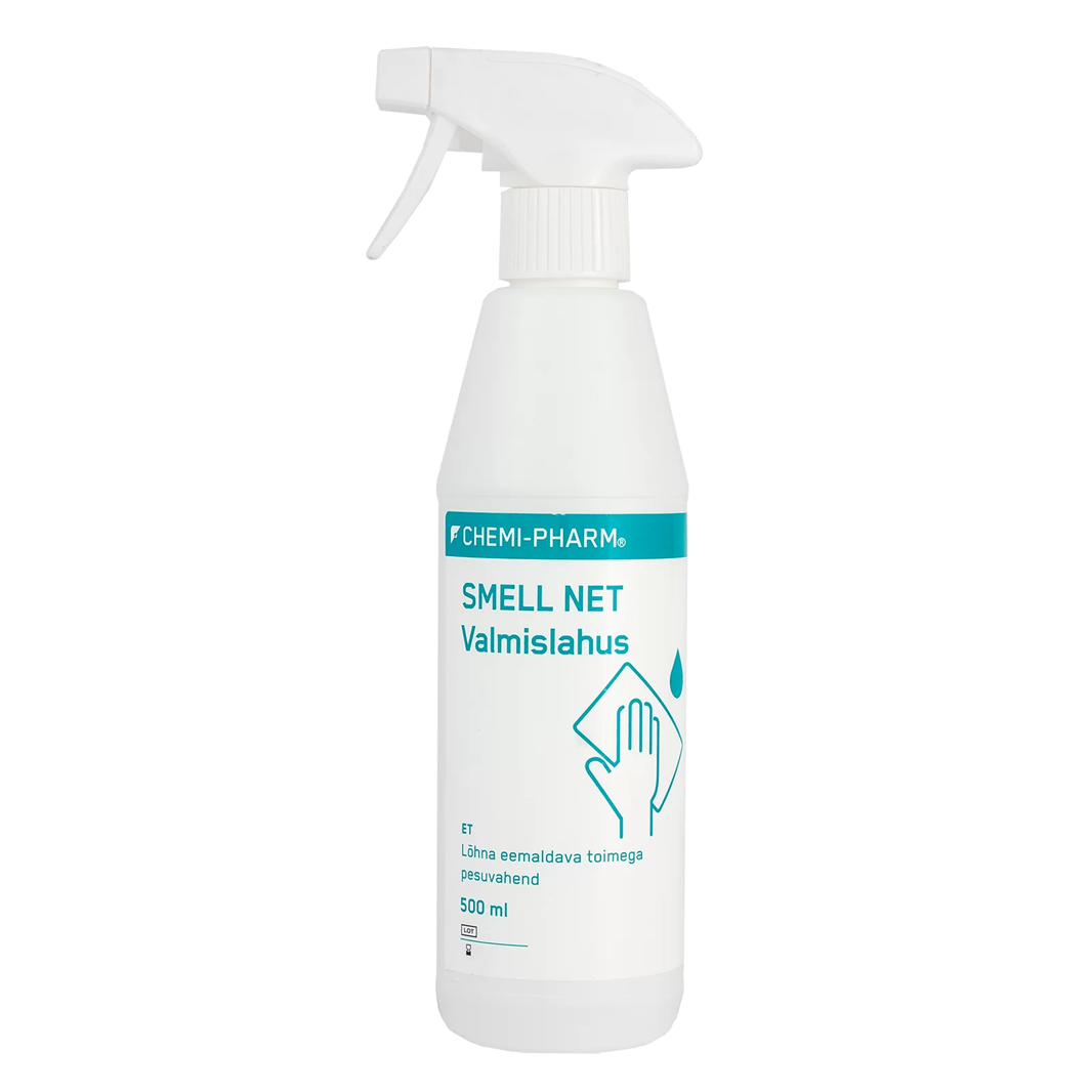 Uriinilõhna eemaldava toimega desinfitseeriv valmislahus Smell Net, 0.5L