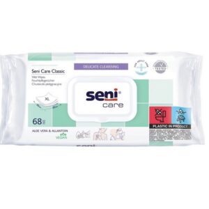 Niisutatud salvrätikud - Seni Care Aloe XL, N68
